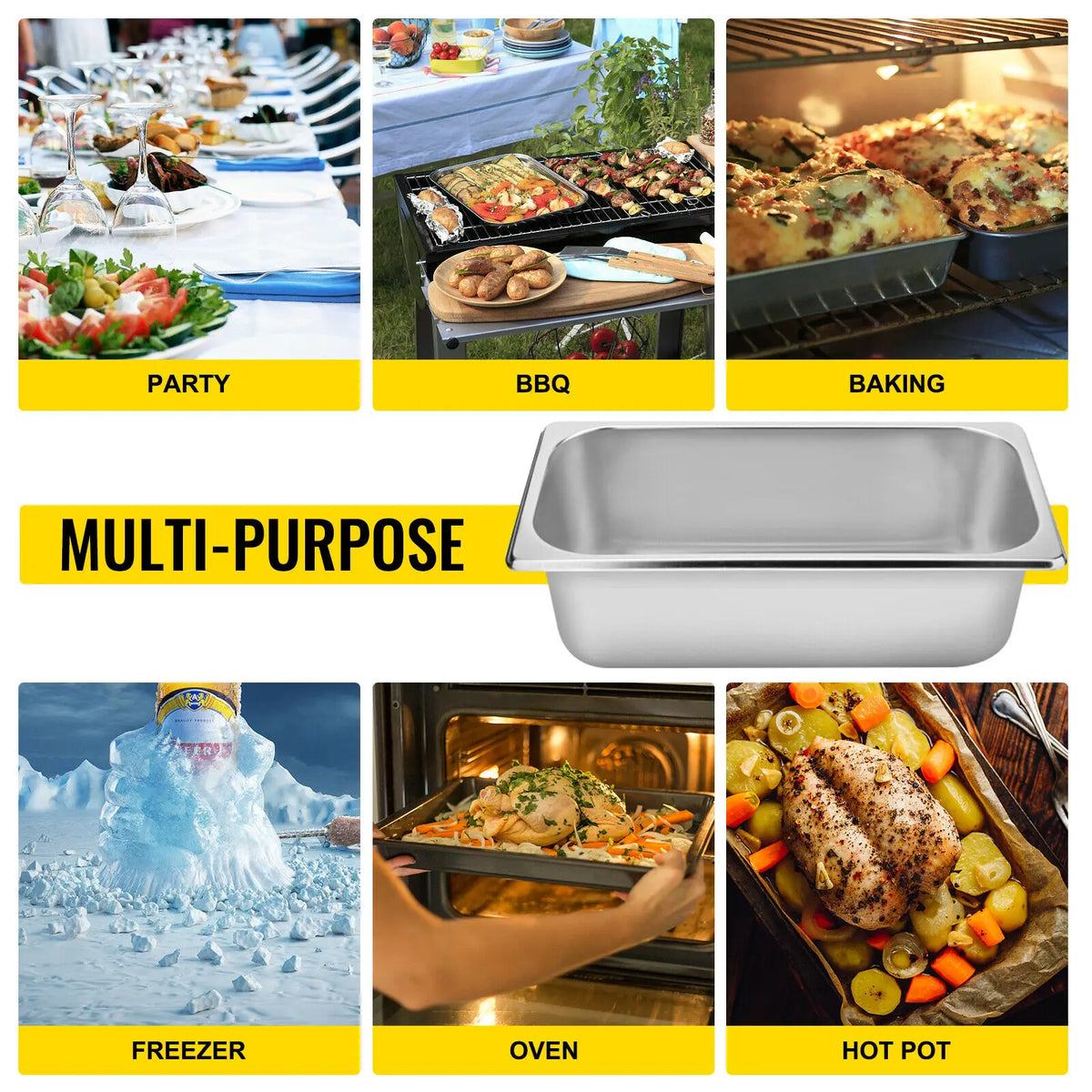 Succebuy 5l-20 5l Buffet Chafing Dishes Gastronorm Pans