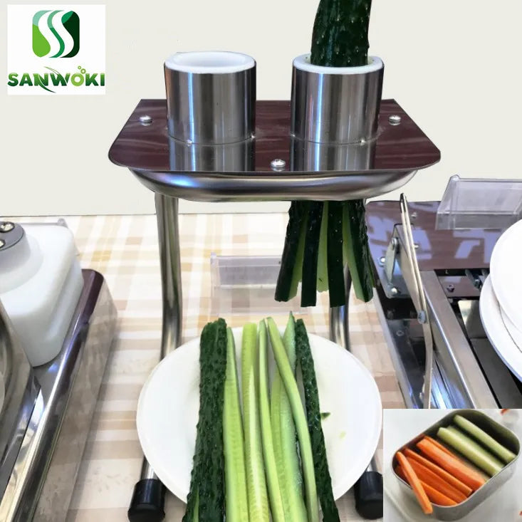 Cucumber Strips Cutting Machine Carrot Strips Cutter Vegetable