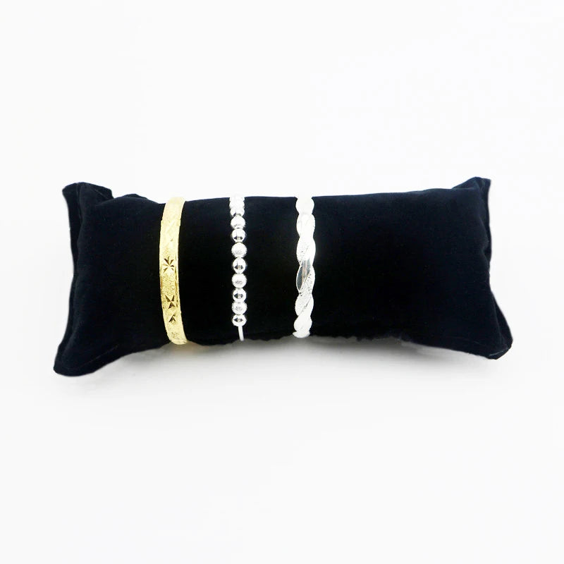 Durable Velvet Pearl Bracelet Watch Display Pillows Case