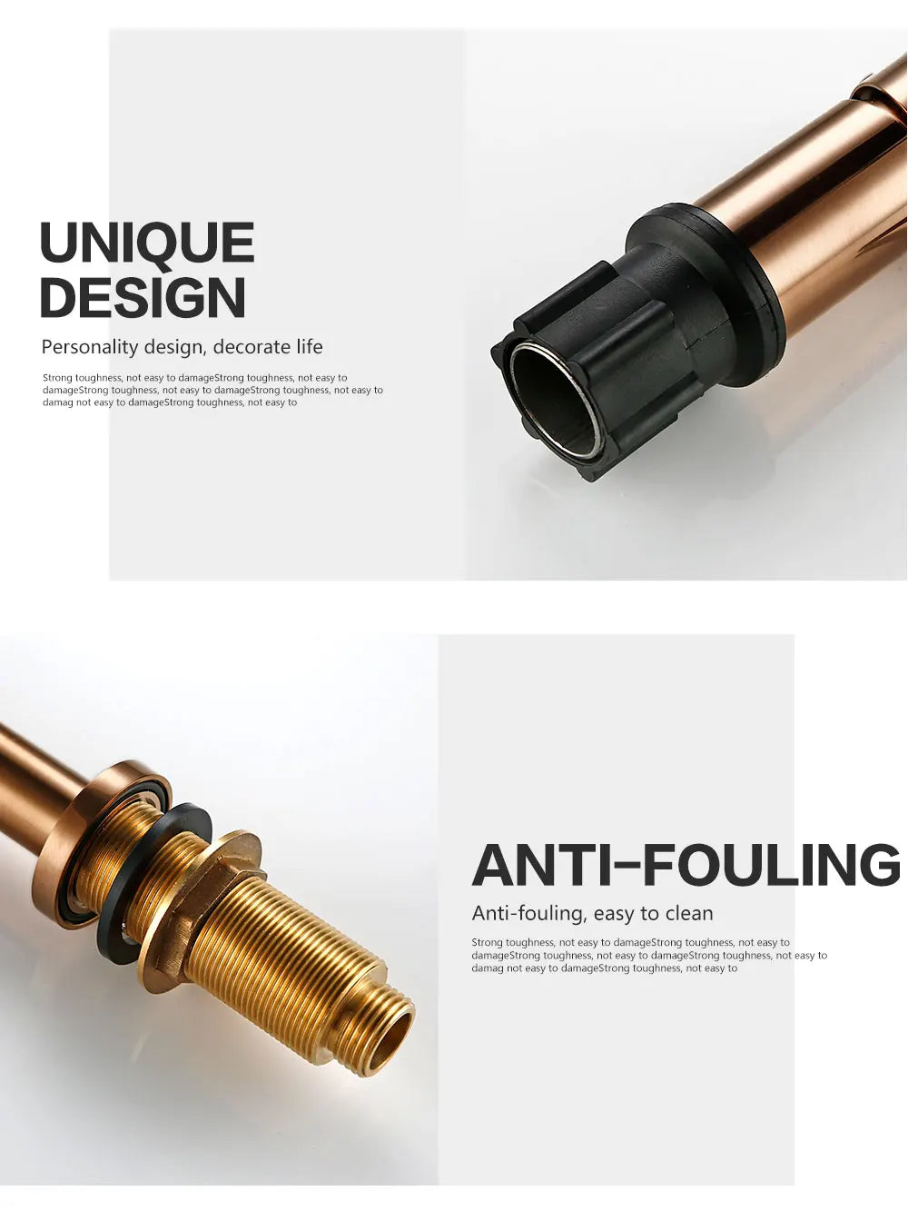 Bagnolux Golden Faucet Rod Ceramic Sheet Valve Core