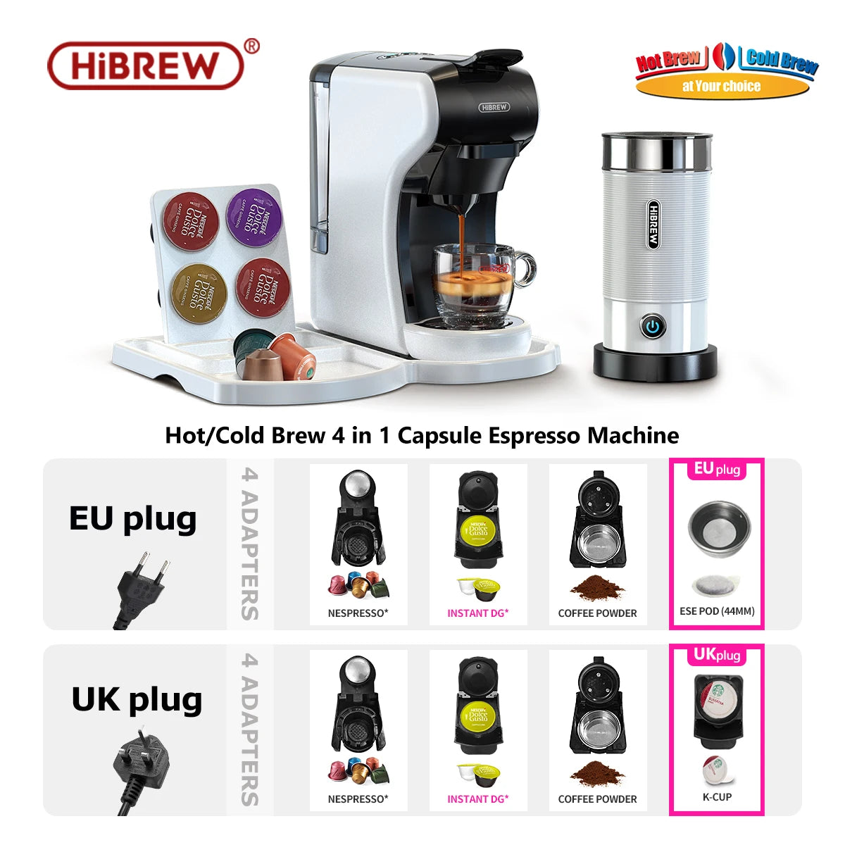 Hibrew In Multiple Capsule Coffee Maker Full Automatic