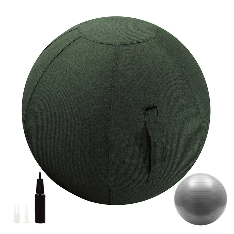 Sports Yoga Balls Handle & Cover & Pump