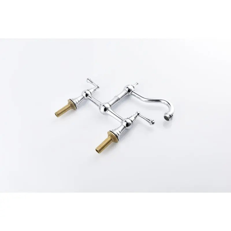 Basin Faucet Cold Faucet Brass Double-Handle Swivel Sink
