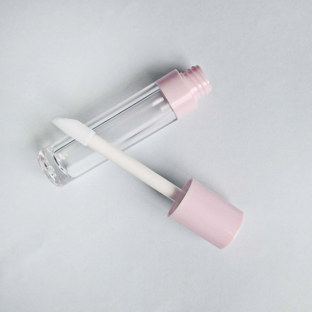 8ml Thick Wall Clear Lipgloss Tube Big Brush