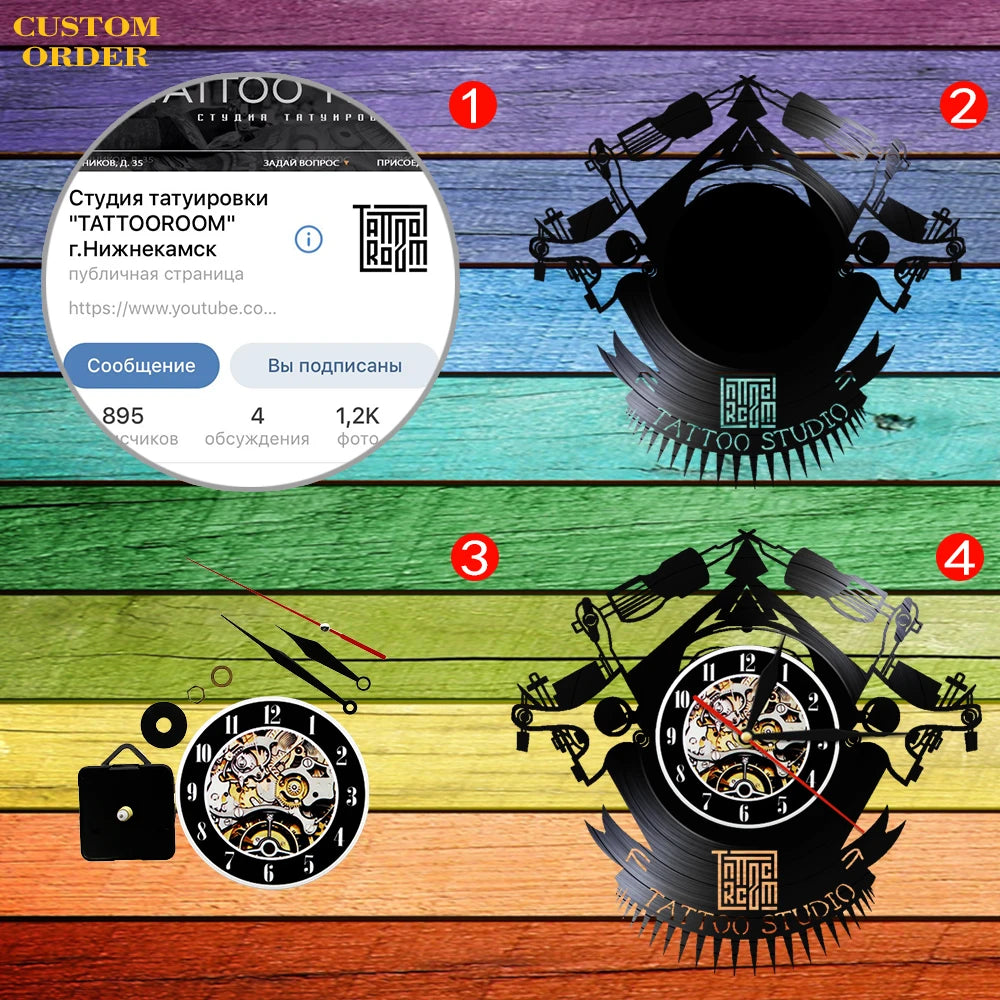 Is Heart Of Vinyl Record Wall Clock Cooking