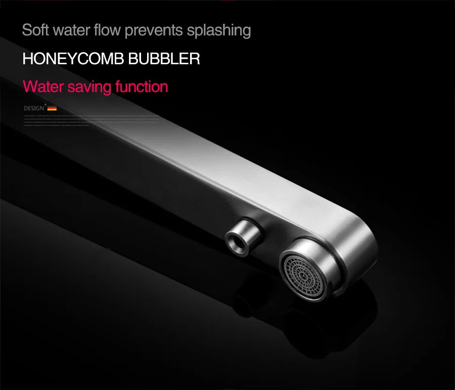 Asras Sink Faucet 304 Stainless Steel Lifting Faucet