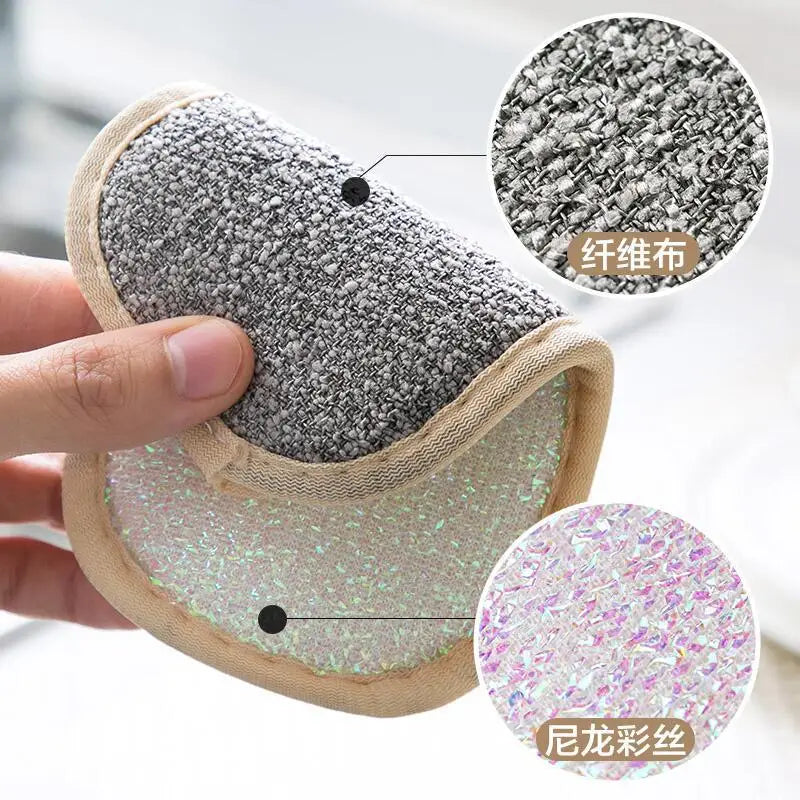 Sponge Rag Cleaning Cloth Washing Dishs Supplies Double
