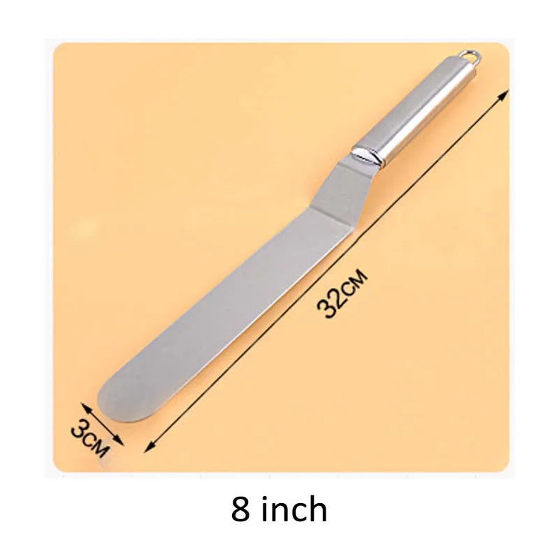 Stainless Steel Baking & Pastry Cream Spatula Cake