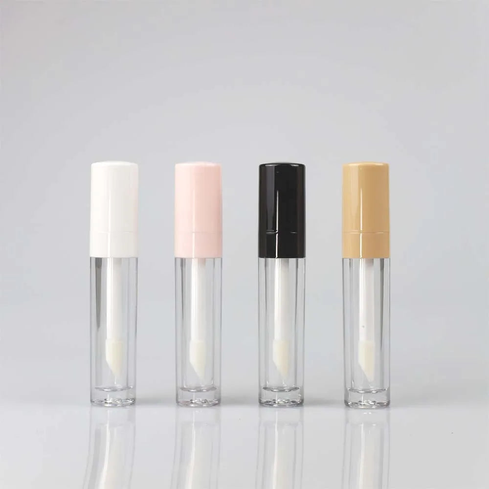 8ml Thick Wall Clear Lipgloss Tube Big Brush