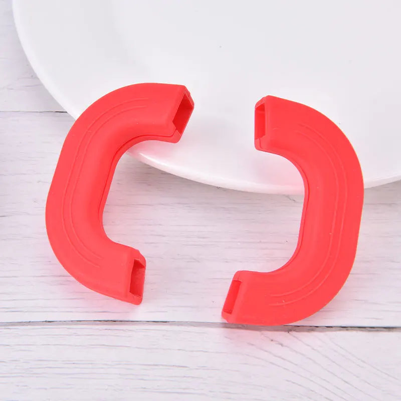 Silicone Anti-Scald Pot Handle Protectors Non-Slip Pot Clip