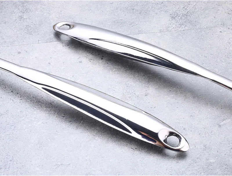 1/6pcs Stainless Steel Cooking Utensils Heat-Resistant Handle -