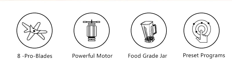 Biolomix Bpa 2l Jar 2200w Professional Smart Timer
