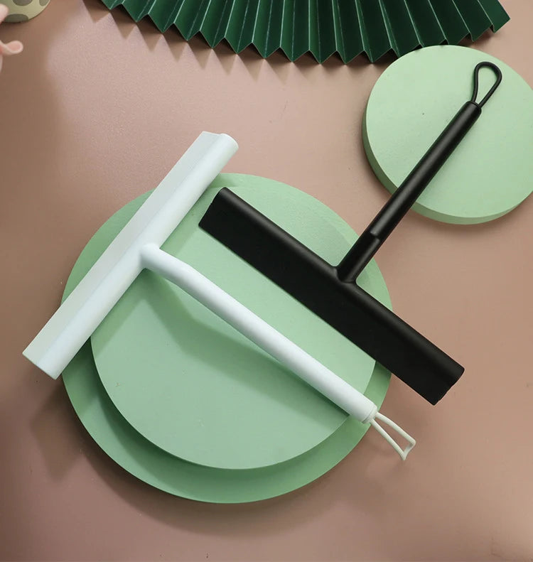 Shower Squeegee Glass Clean Scraper Washing Wiper Hanger