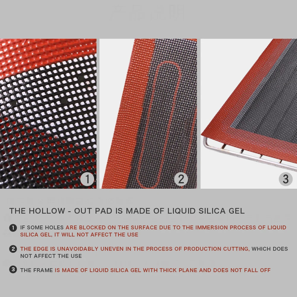 Non Stick Perforated Silicone Baking Mat 30x40 Heat