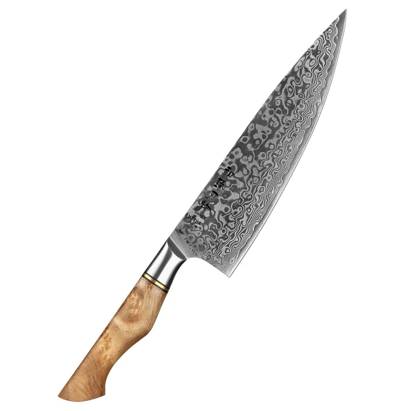 Hezhen Knife 1-7pc Damascus Steel Knives Chef Knife