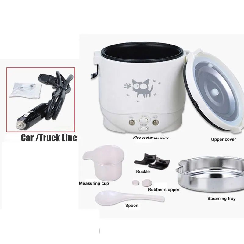 Car Rice Cooker 12v 24v 220v Car Dual