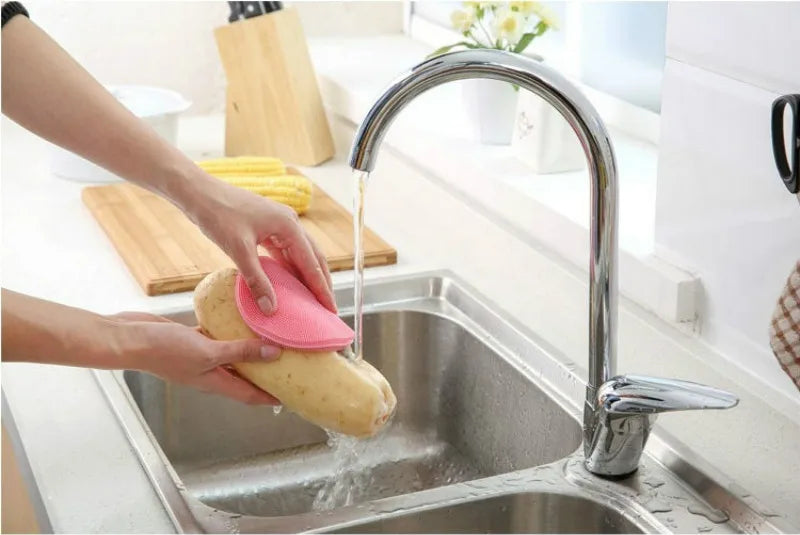 Silicone Cleaning Brush Dishwasher Sponges Dish Washing Sponge