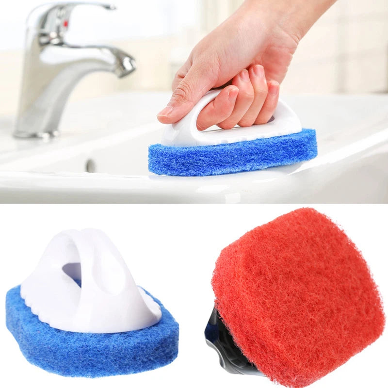 Sponge Bathroom Brush Bath Cleaning Brush Dusty Tiles