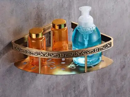 Antique Bronze Carved Bathroom Aluminum Bath Hardware Bathroom