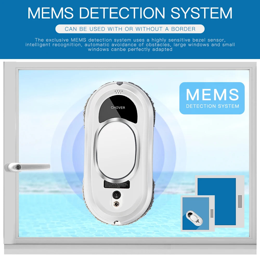 Chovery Vacuum Robot Window Cleaner Window Remote Control