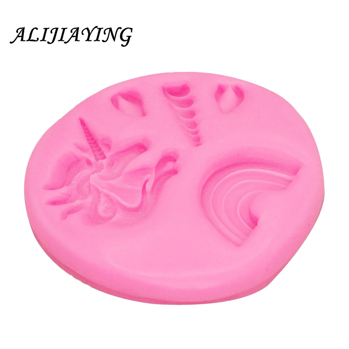 1pcs Unicorn Animalsl Silicone Mold Fondant Mould Cake