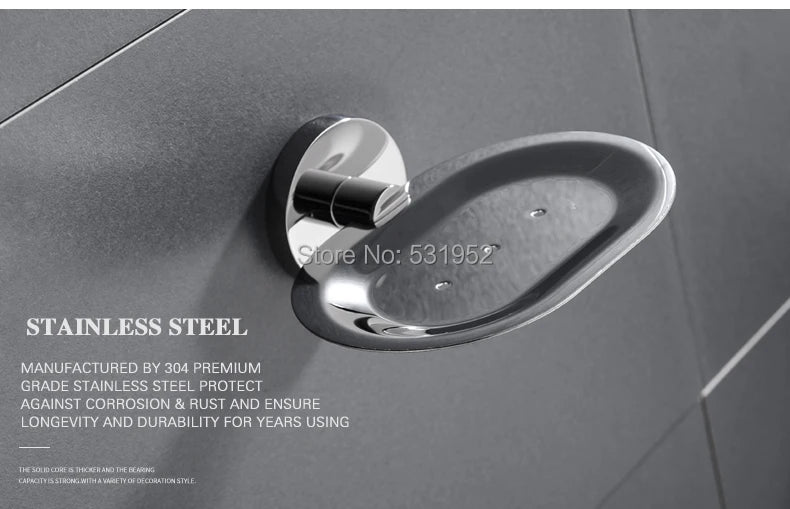 Bathroom Towel Rack Shelf Paper Holder Stainless Steel