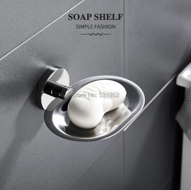 Bathroom Towel Rack Shelf Paper Holder Stainless Steel