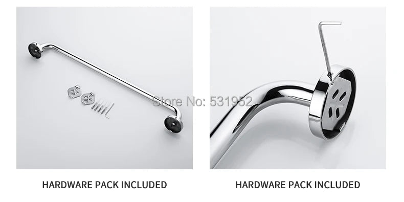 Bathroom Towel Rack Shelf Paper Holder Stainless Steel
