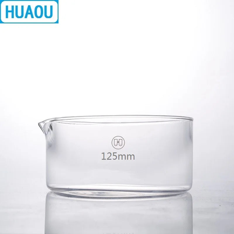 Huaou 125mm Crystallizing Dish Borosilicate Glass Laboratory