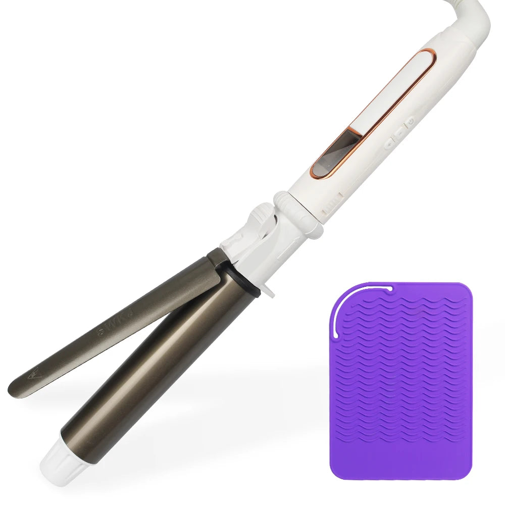 Ushow Curling Iron Tourmaline Ceramic Technology Digital Controls
