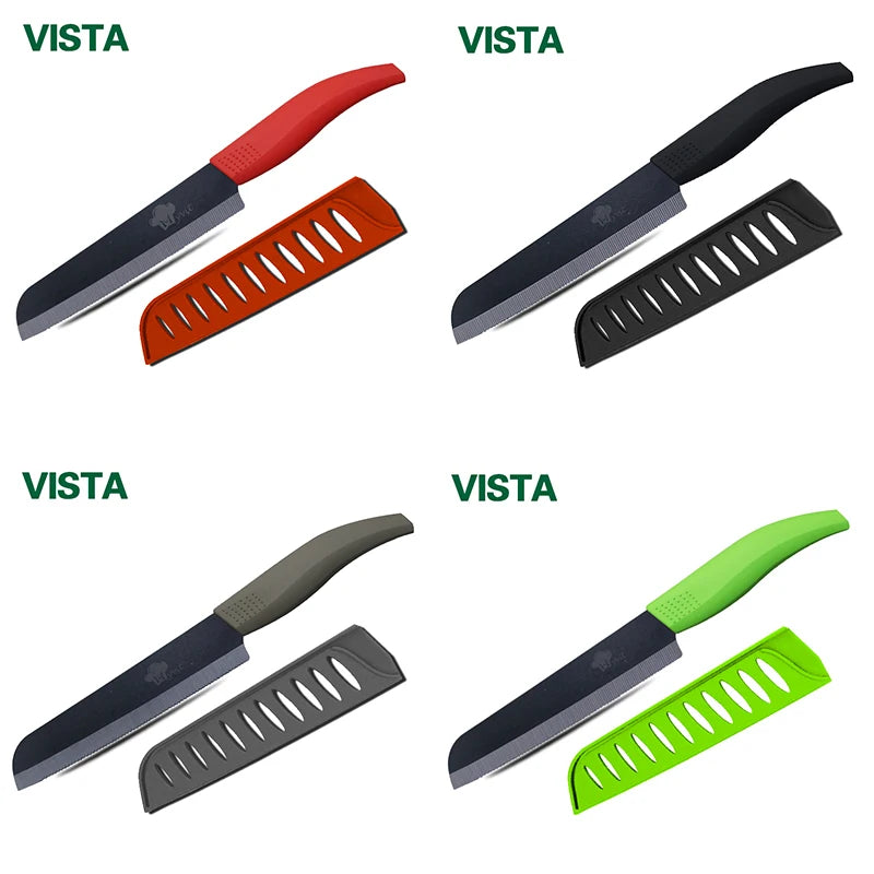 Bread Knife Serated Cake Knife Black Blade Color