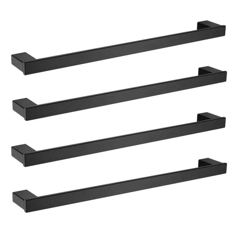 Matte Black Towel Bar Bathroom Hand Towel Holder