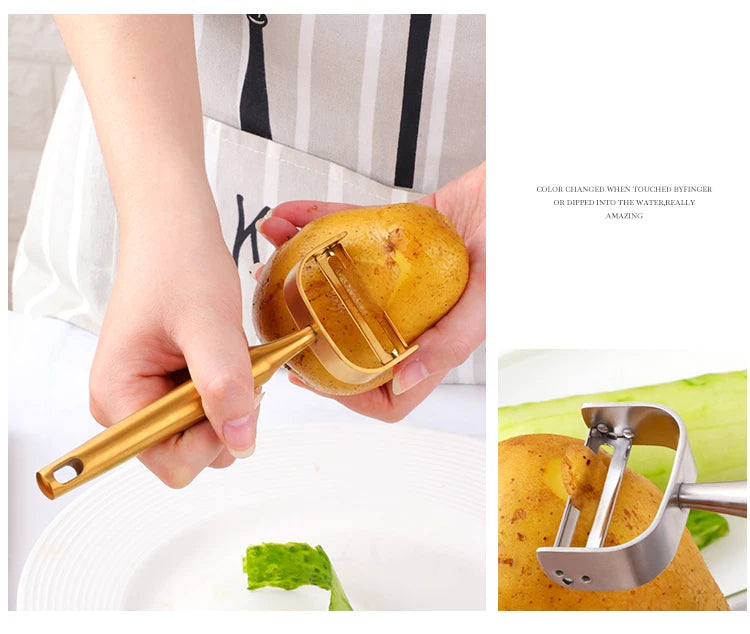 Stainless Steel Peeler Vegetable Fruit Potato Carrot Sharp