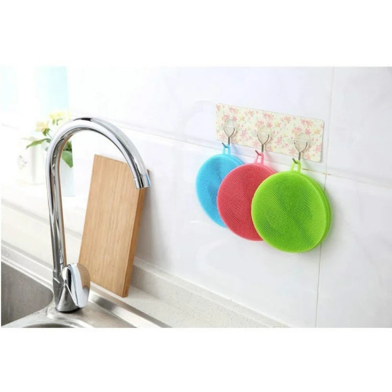 Silicone Cleaning Brush Dishwasher Sponges Dish Washing Sponge