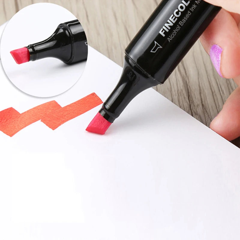 Finecolour Ef102 Double-Headed Soft Brush Professional Sketch