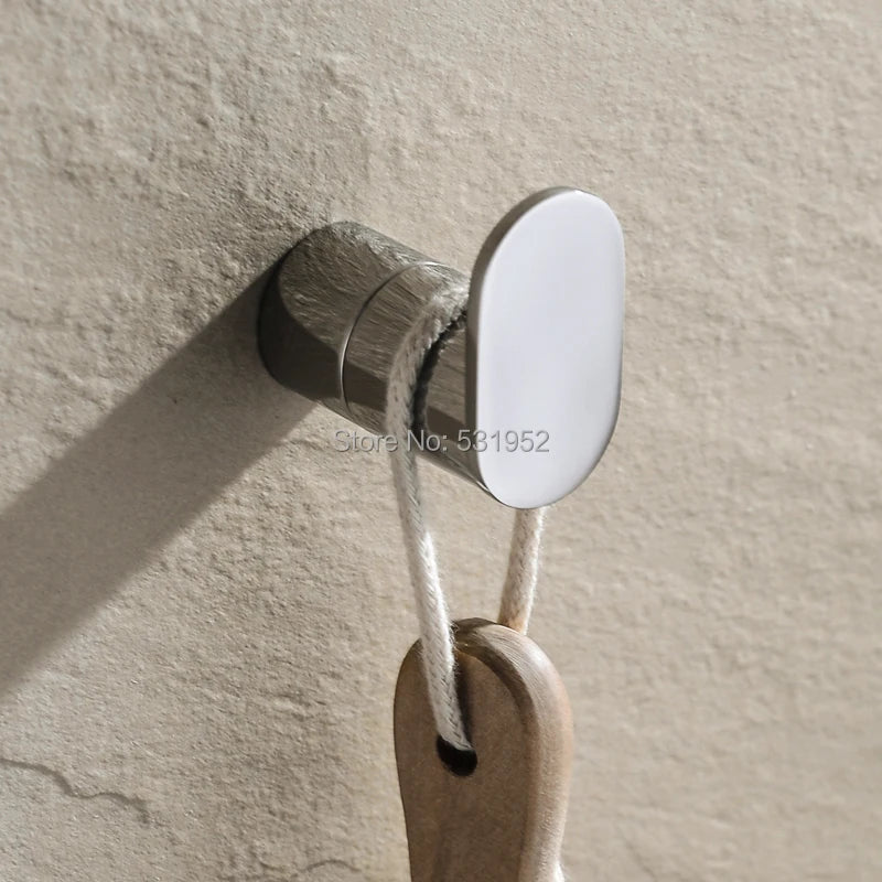 Oval Bathroom Wall Mounted Towel Rack Paper Holder