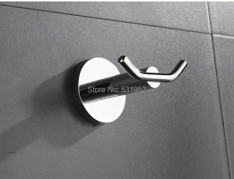 Bathroom Towel Rack Shelf Paper Holder Stainless Steel