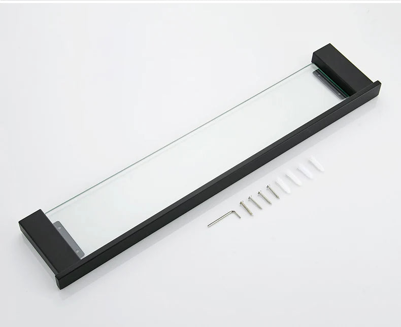 Matte Black Hook Towel Rack 304 Stainless Steel