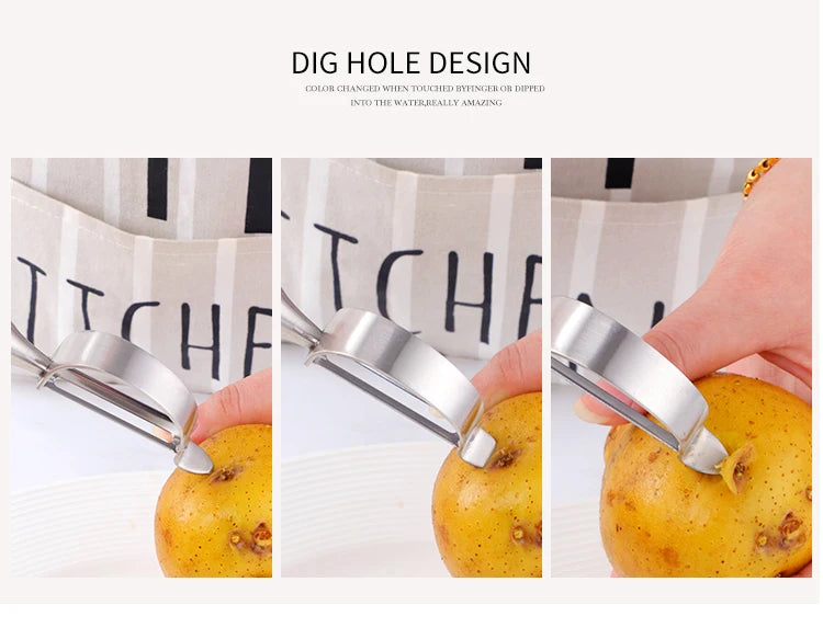 Stainless Steel Peeler Vegetable Fruit Potato Carrot Sharp
