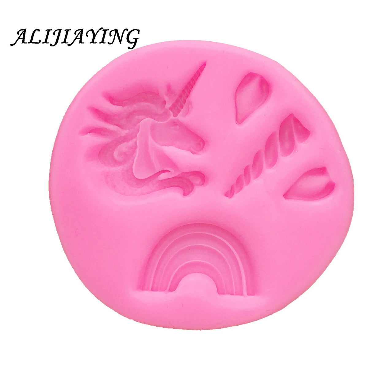 1pcs Unicorn Animalsl Silicone Mold Fondant Mould Cake