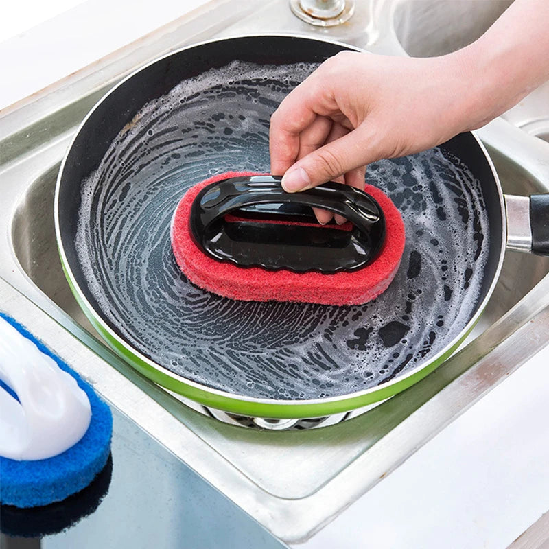 Sponge Bathroom Brush Bath Cleaning Brush Dusty Tiles