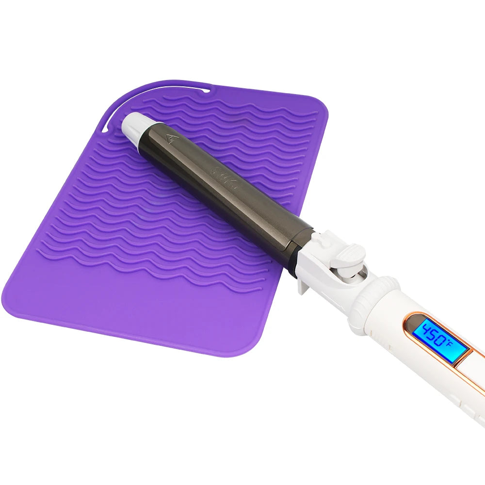 Ushow Curling Iron Tourmaline Ceramic Technology Digital Controls
