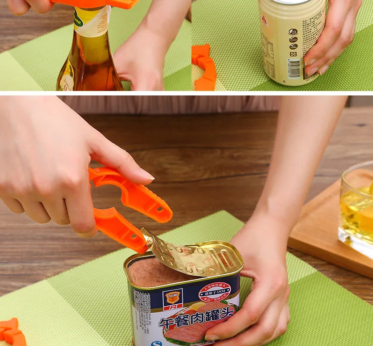 Multi-Functional Creative Plastic Non-Slip Can Opener Drink Bar