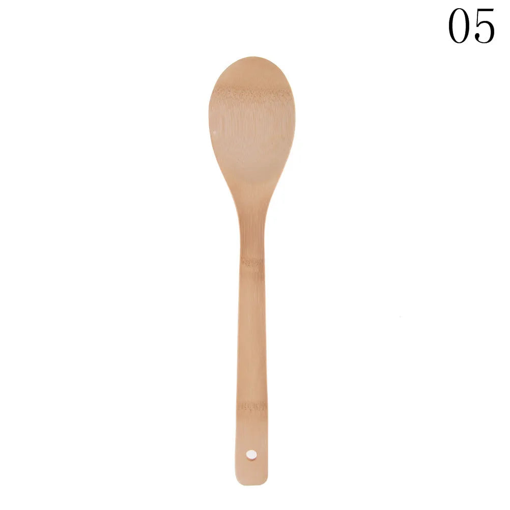 1pc Bamboo Utensil Wooden Cooking Bamboo Wood Spoon