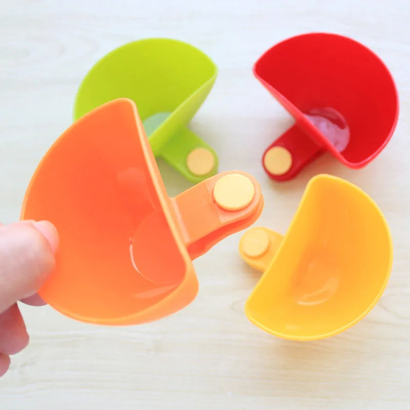 Colorful Creative Multipurpose Clip Dishes Flavoring Spoon Dish