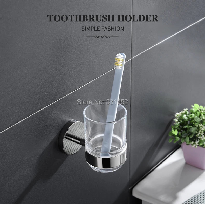 Bathroom Towel Rack Shelf Paper Holder Stainless Steel
