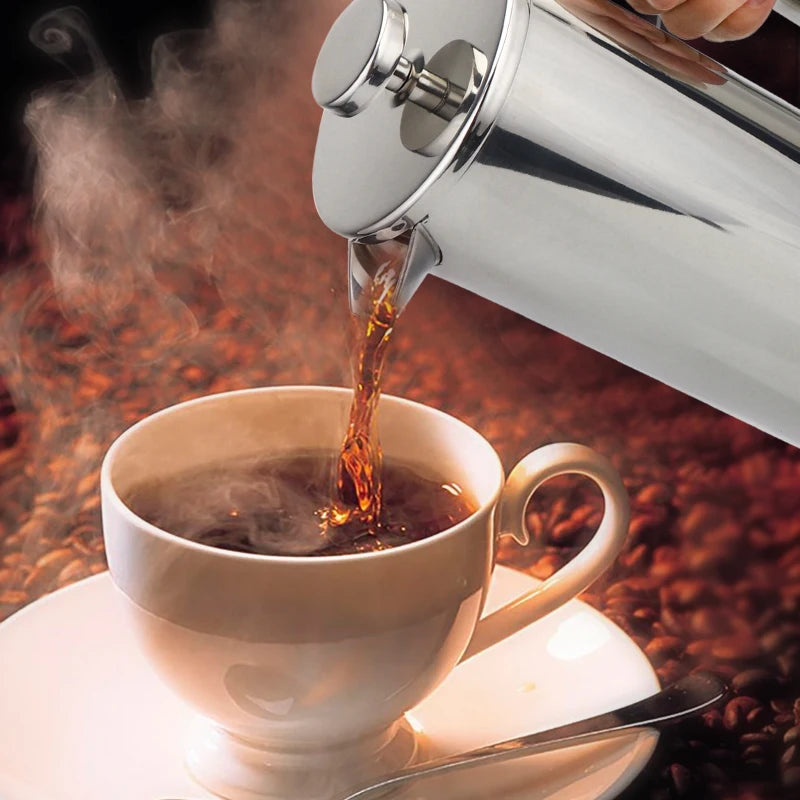 5l Coffee Maker French Press Stainless Steel Espresso