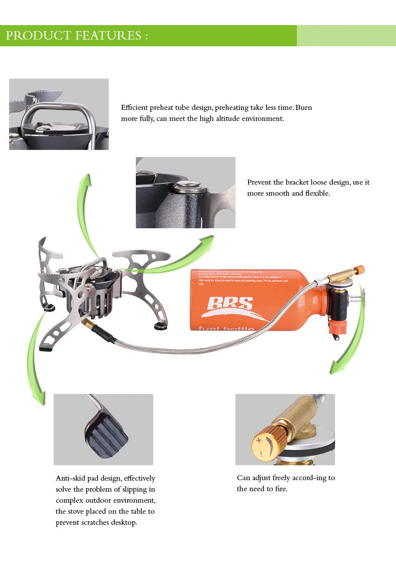 Brs Oil Multi-Use Stove Cooking Stove Outdoor Camping