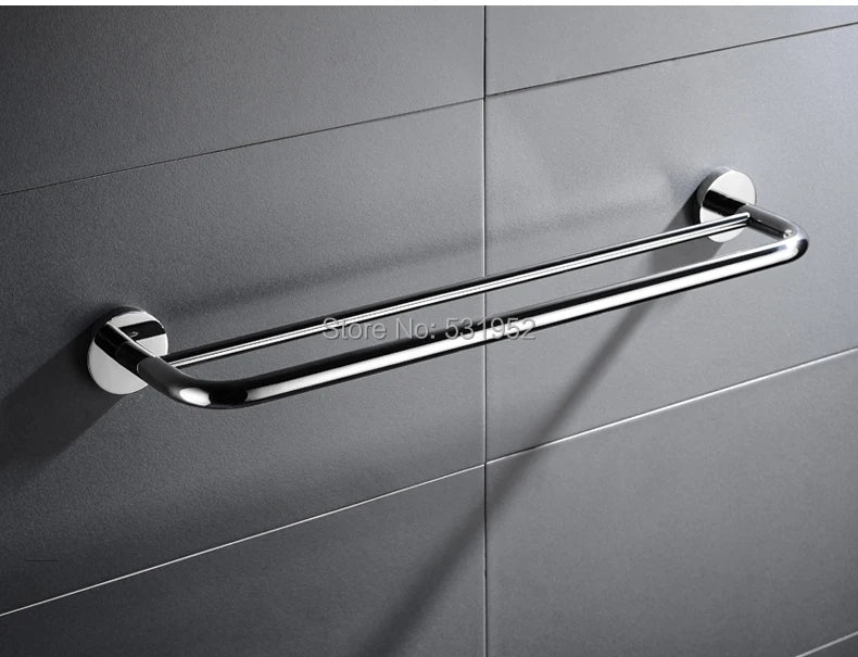 Bathroom Towel Rack Shelf Paper Holder Stainless Steel