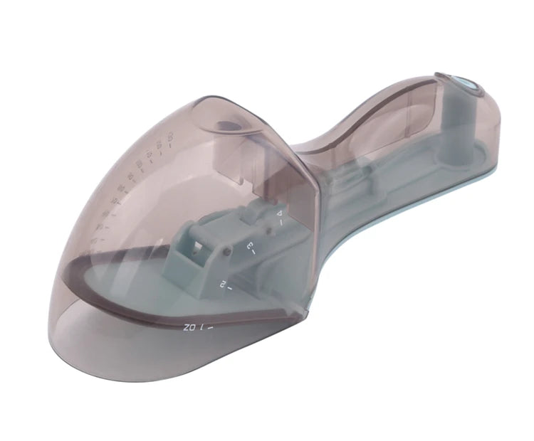 2pcs Adjustable Measuring Spoon Clear Scales Measuring Cup